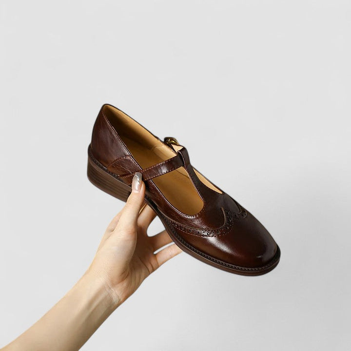 Gianna - Mary Jane Orthopedic Leather Shoes
