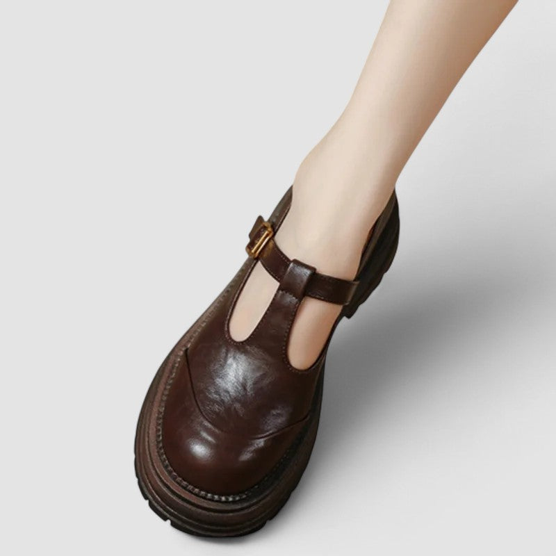 Luna - Orthopedic Leather Mary Jane Shoes
