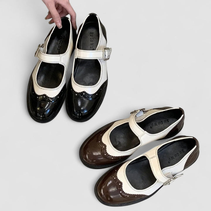 Laura - Orthopedic Leather Mary Jane Shoes