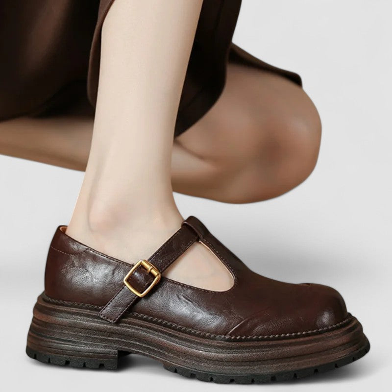 Luna - Orthopedic Leather Mary Jane Shoes