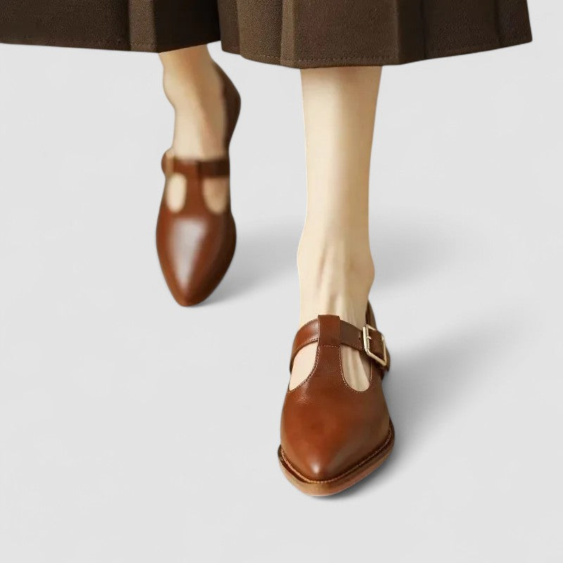 Mia - Orthopedic Leather Mary Jane Shoes