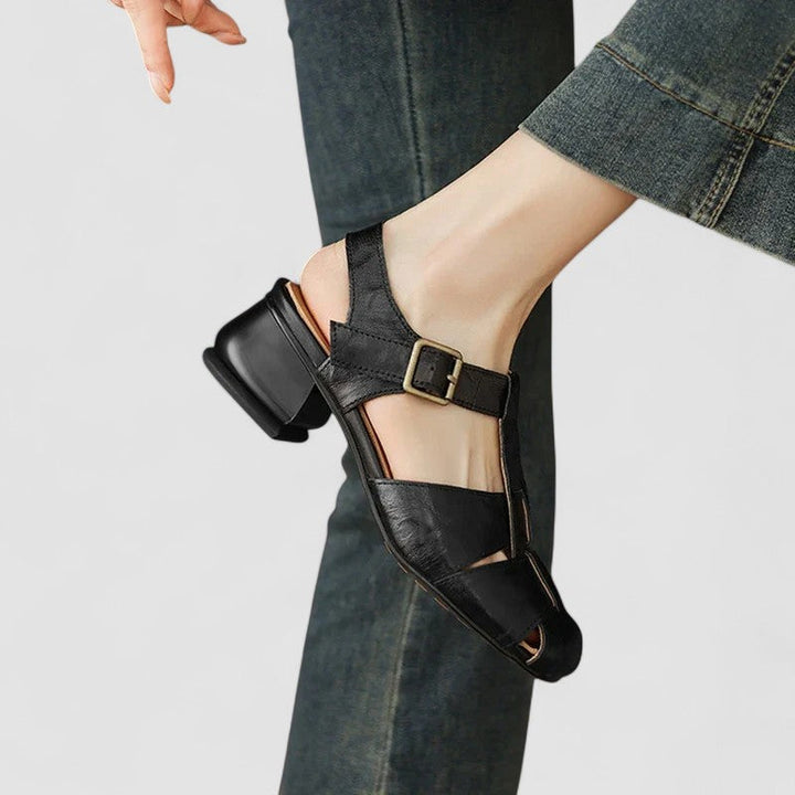 Amelia - Mary Jane Orthopedic Leather Shoes