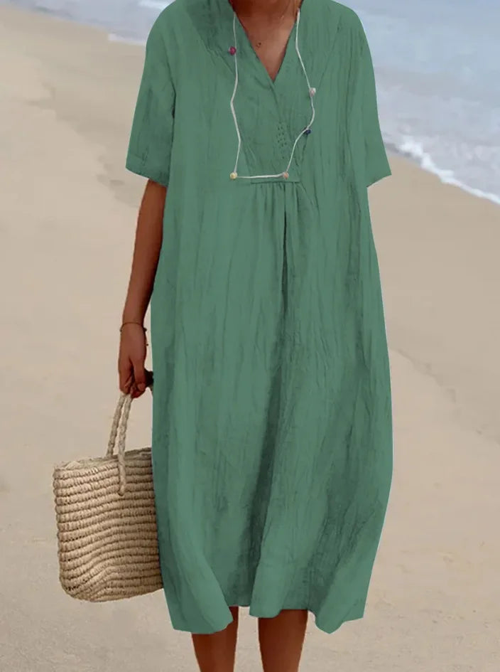 Silvana™ | Relaxed Textured Maxi Dress-