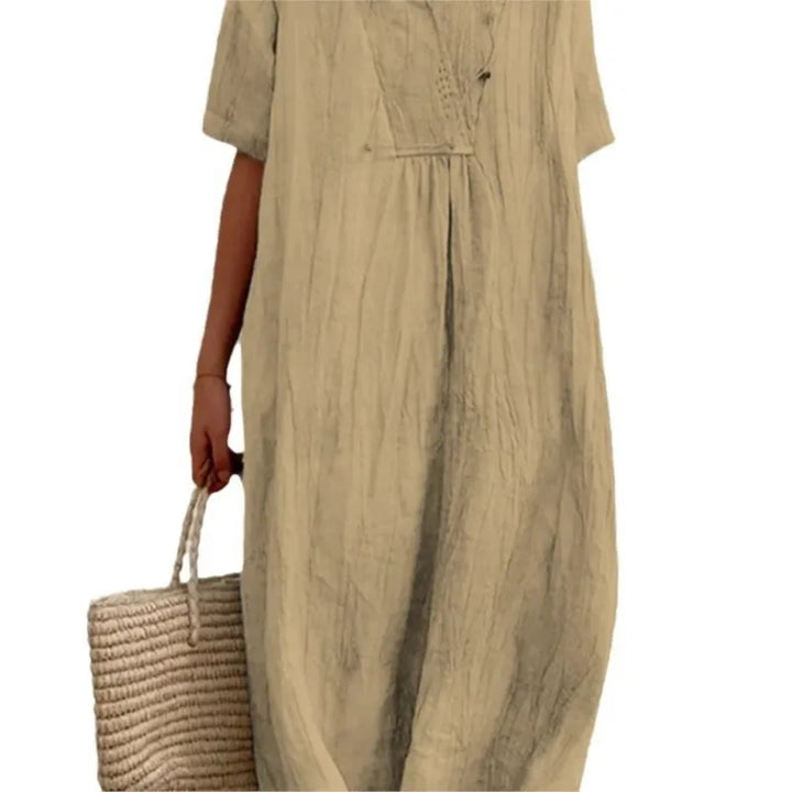 Silvana™ | Relaxed Textured Maxi Dress-