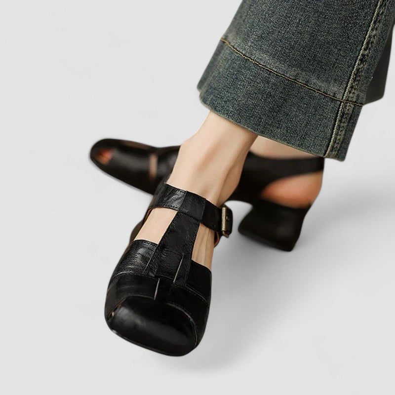Amelia - Mary Jane Orthopedic Leather Shoes