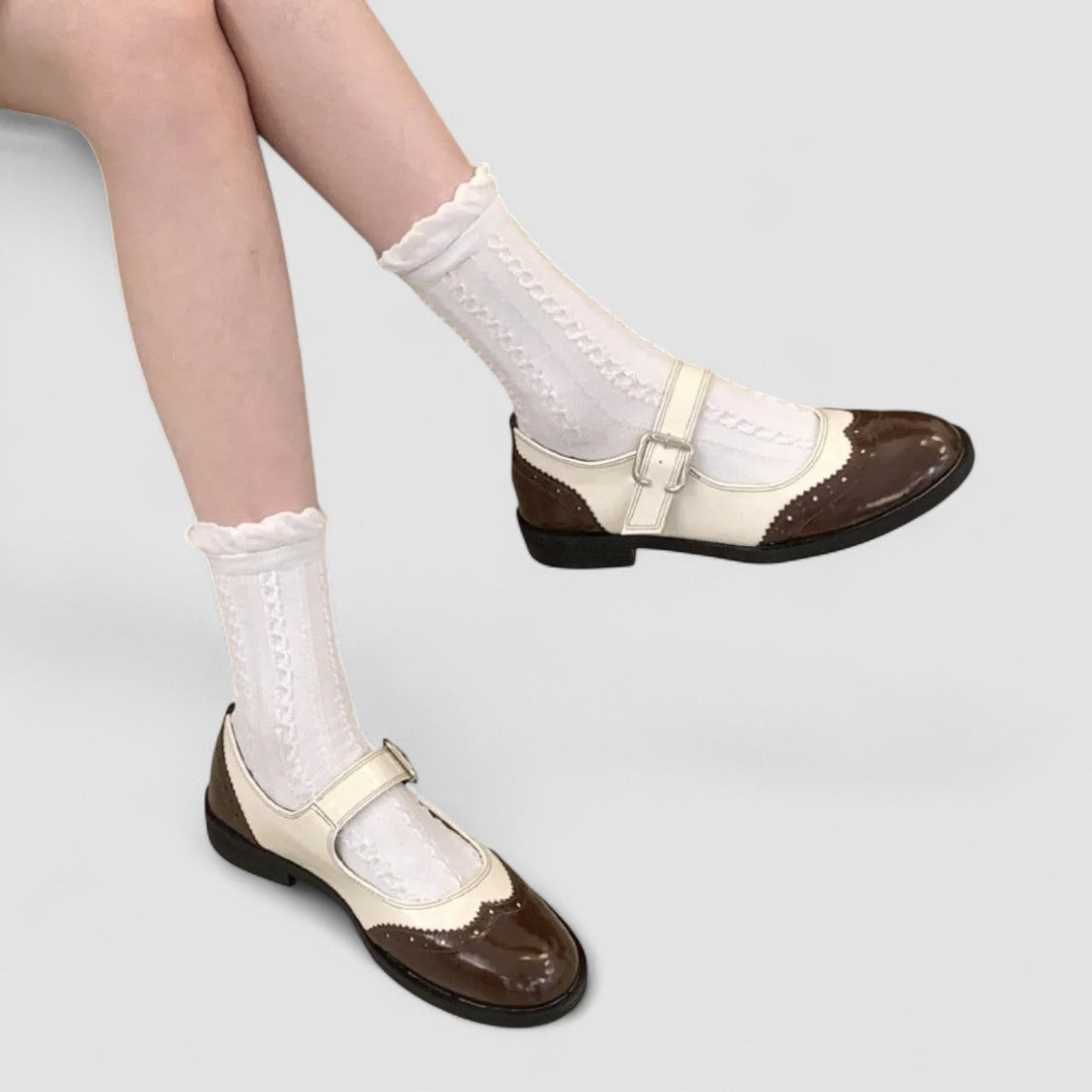 Laura - Orthopedic Leather Mary Jane Shoes