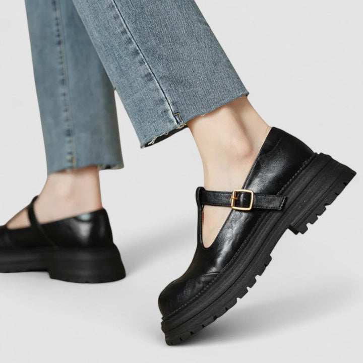 Luna - Orthopedic Leather Mary Jane Shoes