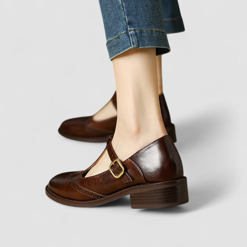 Gianna - Mary Jane Orthopedic Leather Shoes