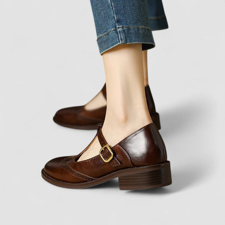 Gianna - Mary Jane Orthopedic Leather Shoes