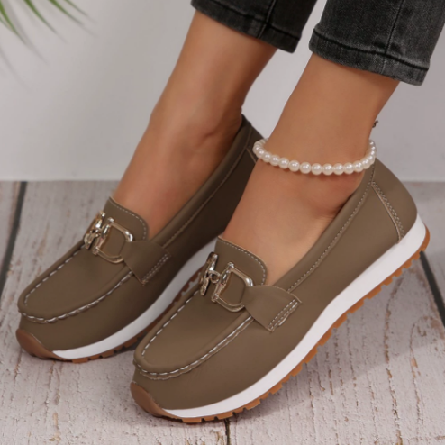 Estelle | Buckle Loafers