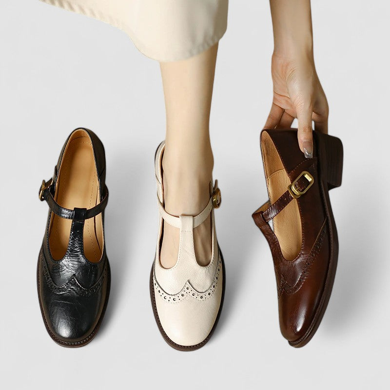 Gianna - Mary Jane Orthopedic Leather Shoes