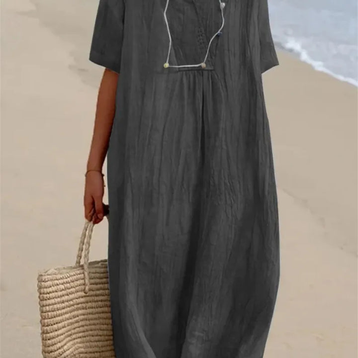 Silvana™ | Relaxed Textured Maxi Dress-