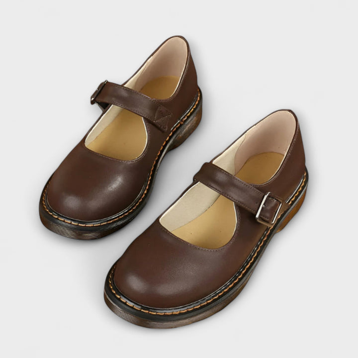 Matilda - Orthopedic Leather Mary Jane Shoes