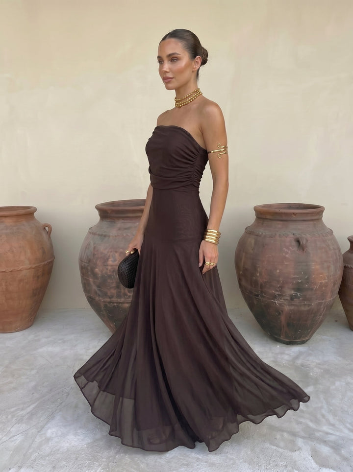 Robe Élégante Simba en Tulle de Soie - Maison Claire et Sylvie