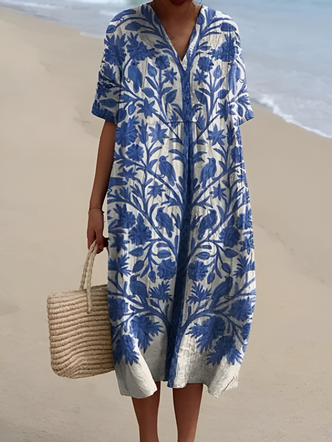 Linda | Comfortable Loose Fit Summer Maxi Dress