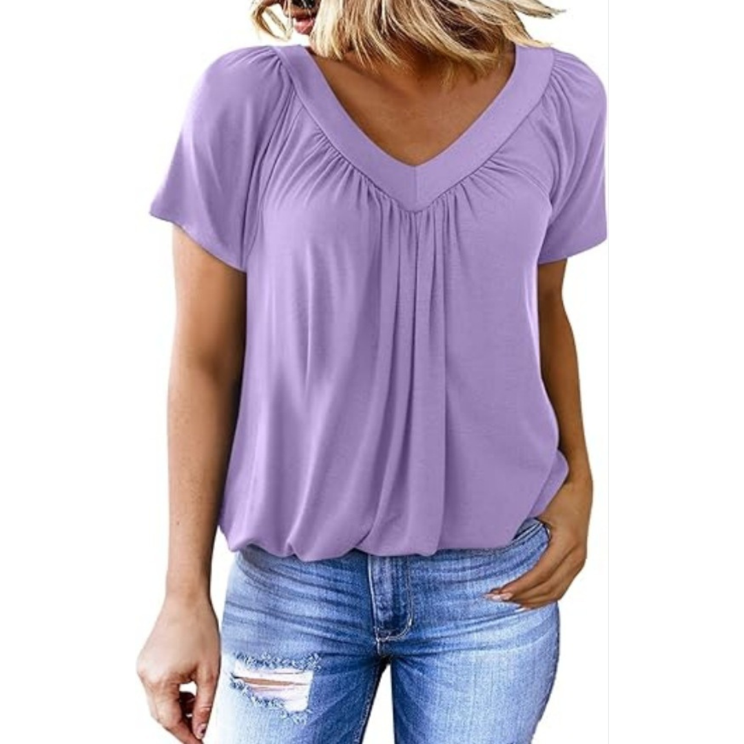 KENNEDY | Casual V-Neck Top