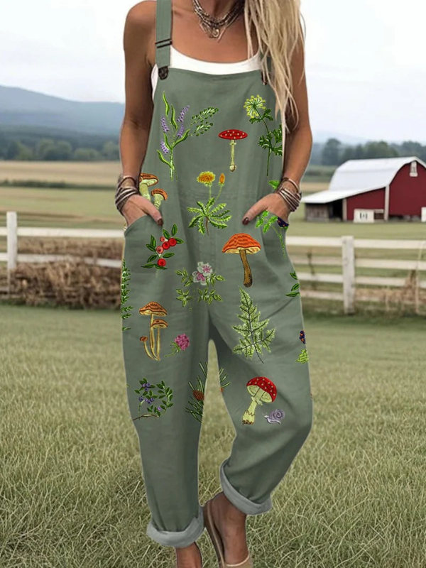 Nature-Inspired Embroidery I Jumpsuit