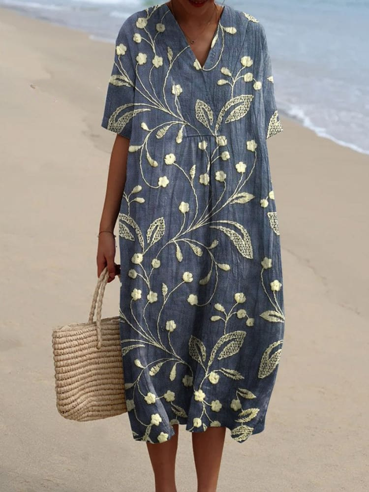 Linda | Comfortable Loose Fit Summer Maxi Dress