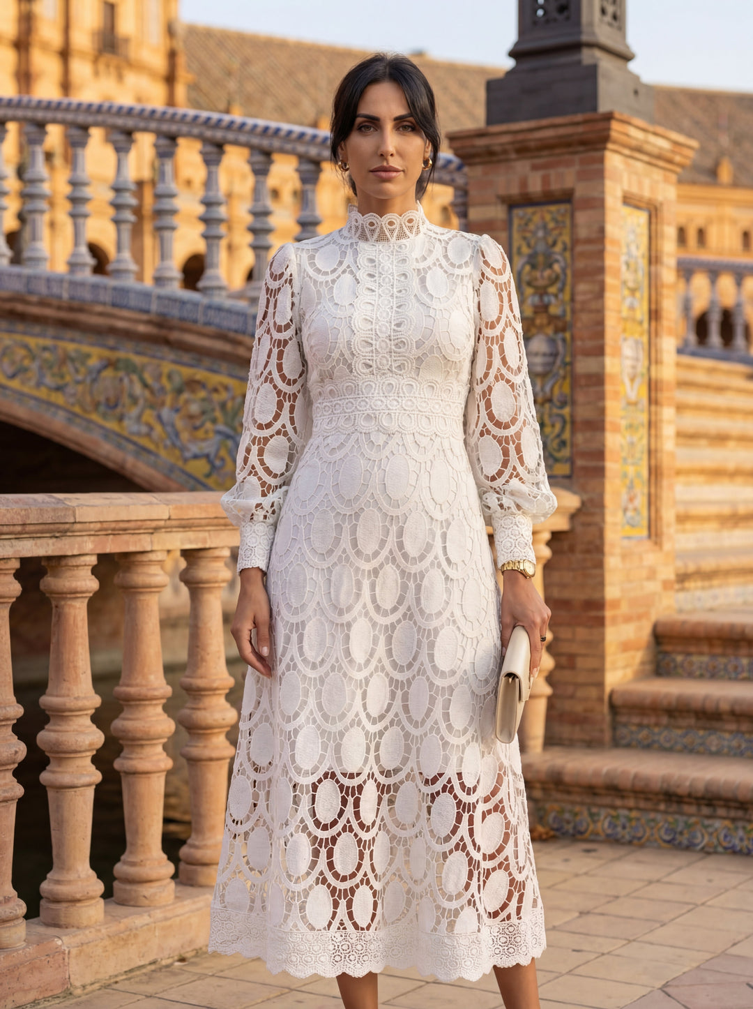 Robe Élégante Carmona en Soie – Maison Claire et Sylvie
