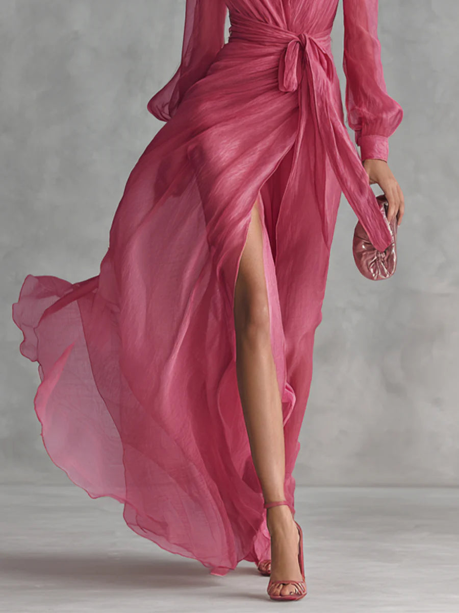Ellie - Breezy V-neck Maxi Dress