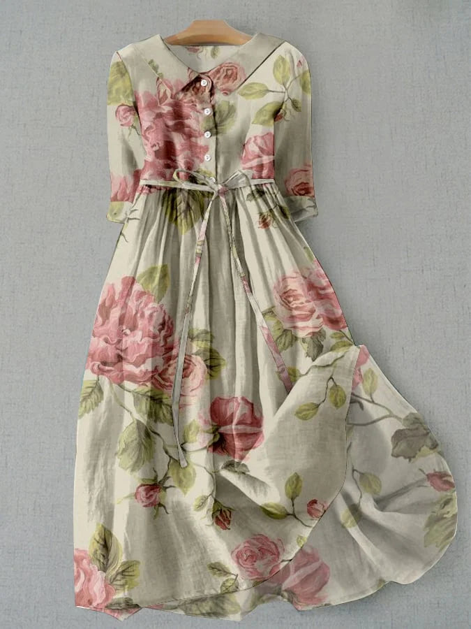 Helena | Vintage Dress with Roses