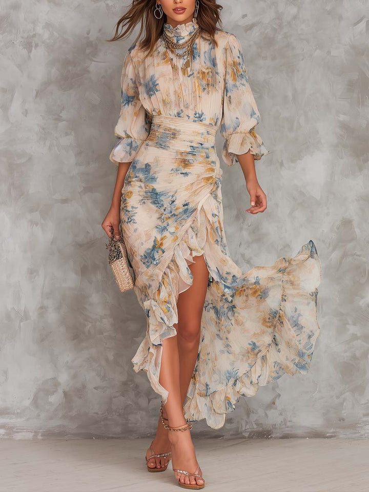 Cora | Robe Longue à Fleurs
