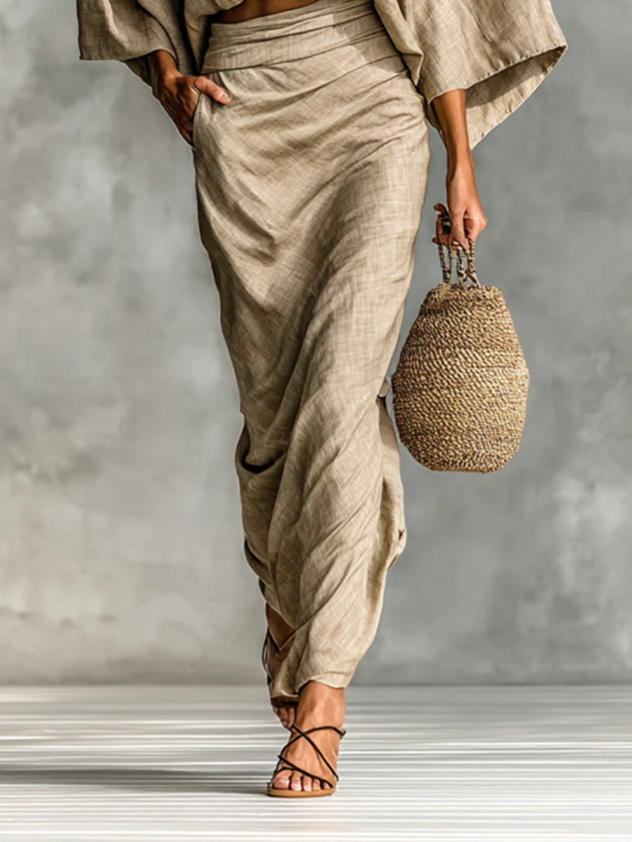 Giulia | Elegant two-piece set with skirt