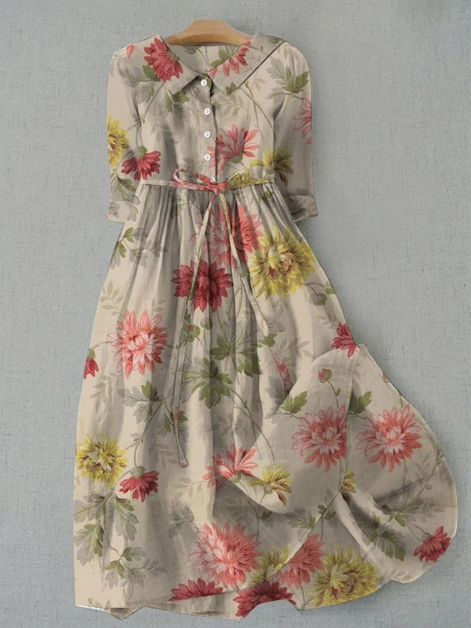Estelle | Delicate dress with wildflowers