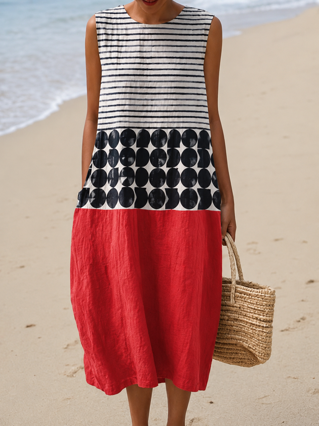 Robe d'Été Sans Manches