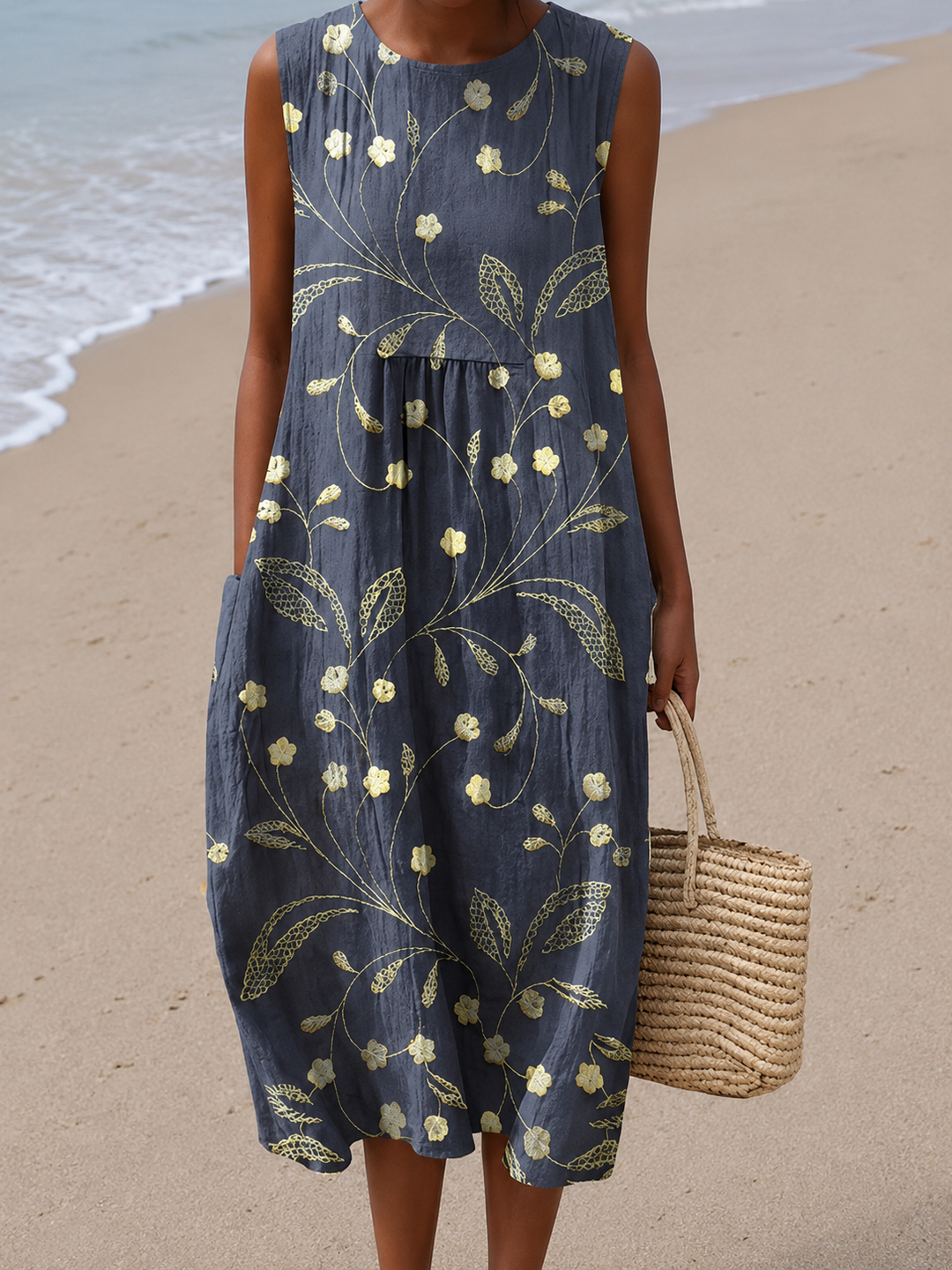 Robe d'Été Sans Manches
