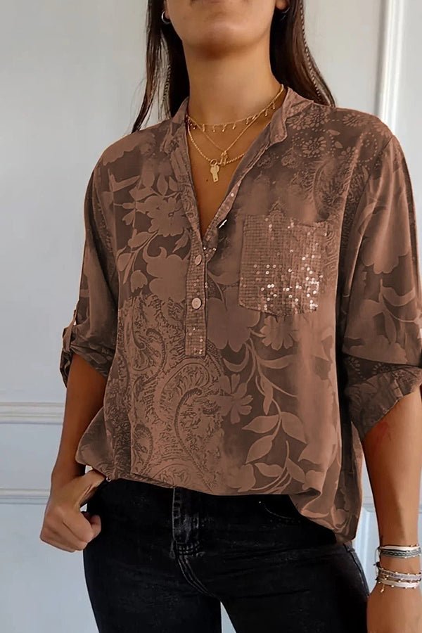 Pauline | Top élégant à sequins