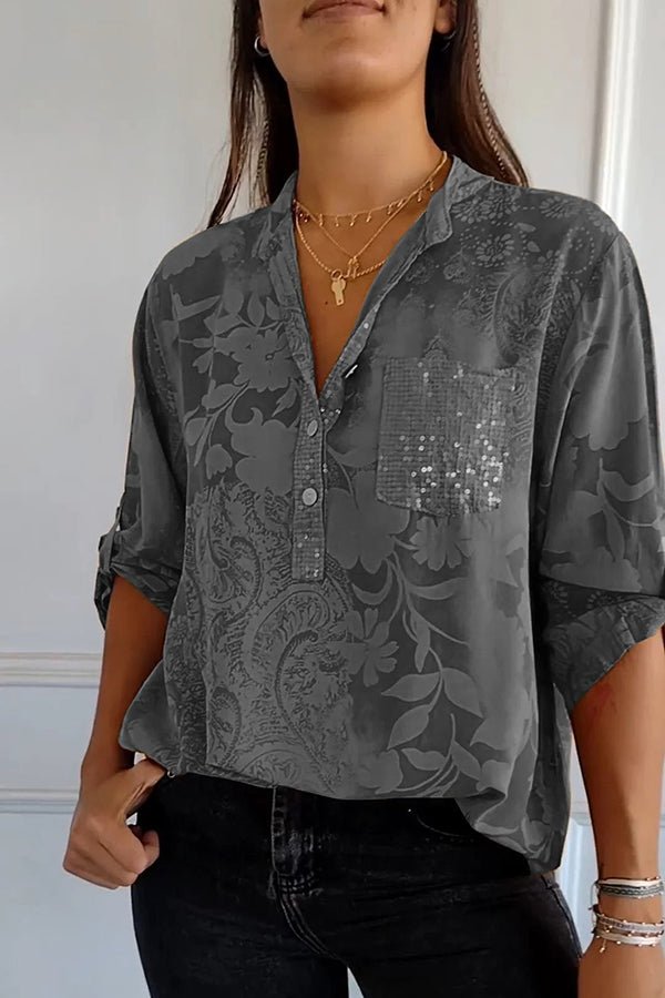 Pauline | Top élégant à sequins