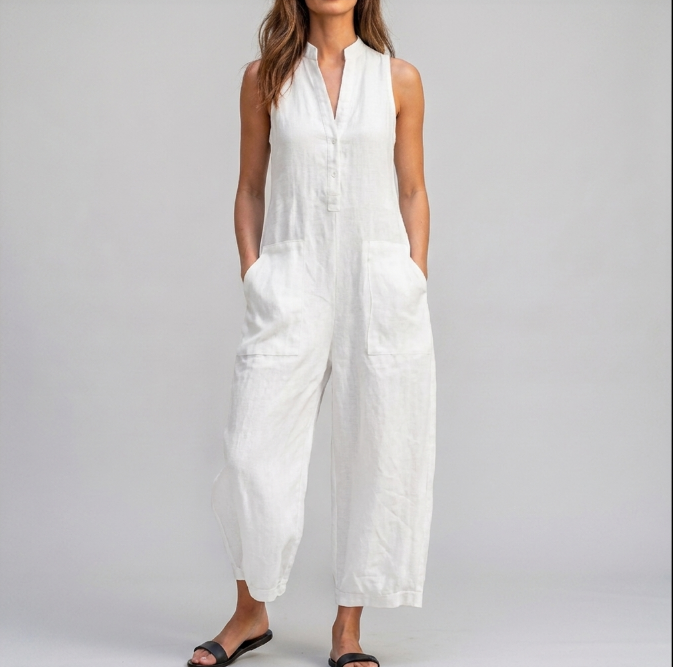 AirJump™ | Women's Sleeveless Wide-Leg Jumpsuit