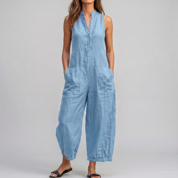 AirJump™ | Women's Sleeveless Wide-Leg Jumpsuit