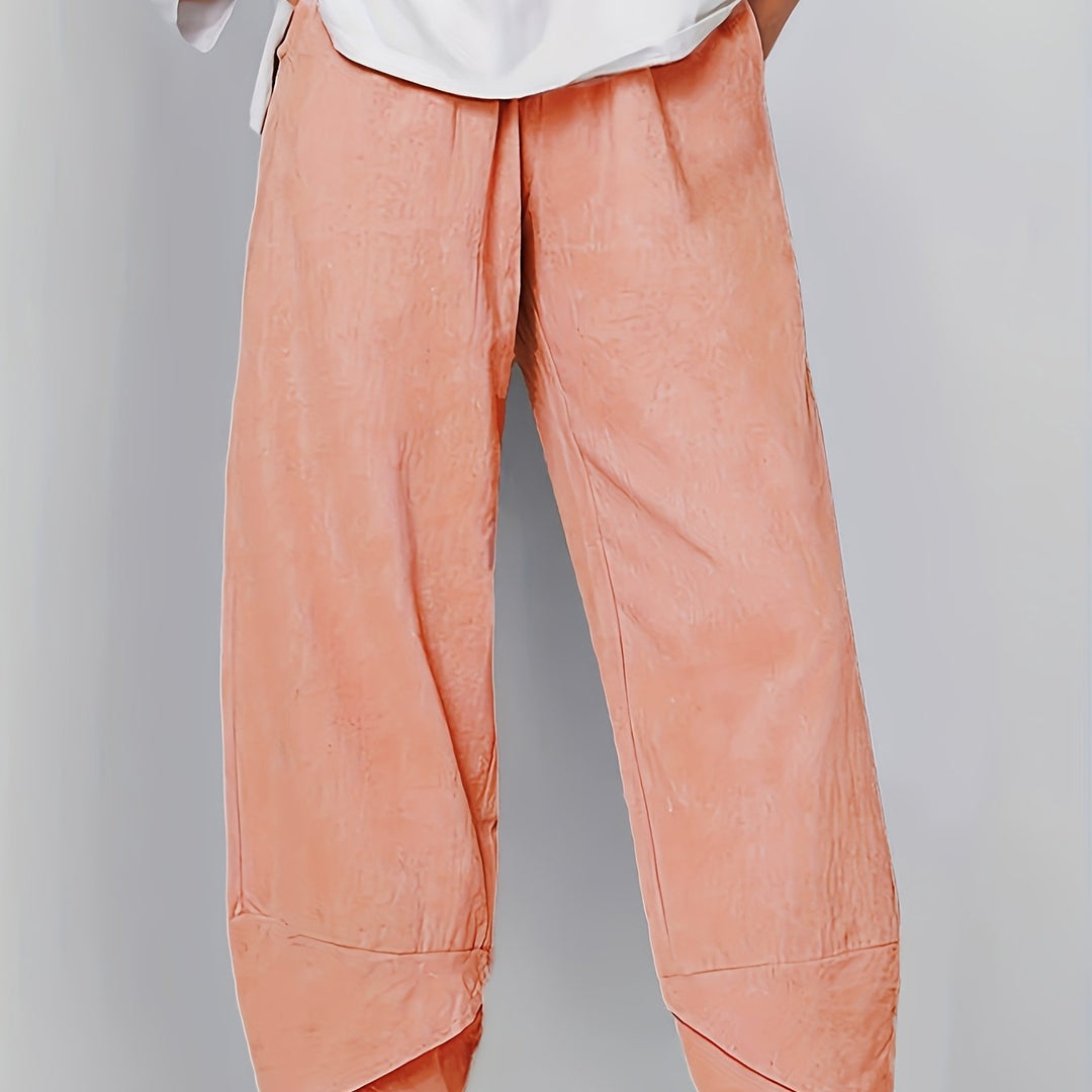 Glenda – Asymmetric Crop Pants