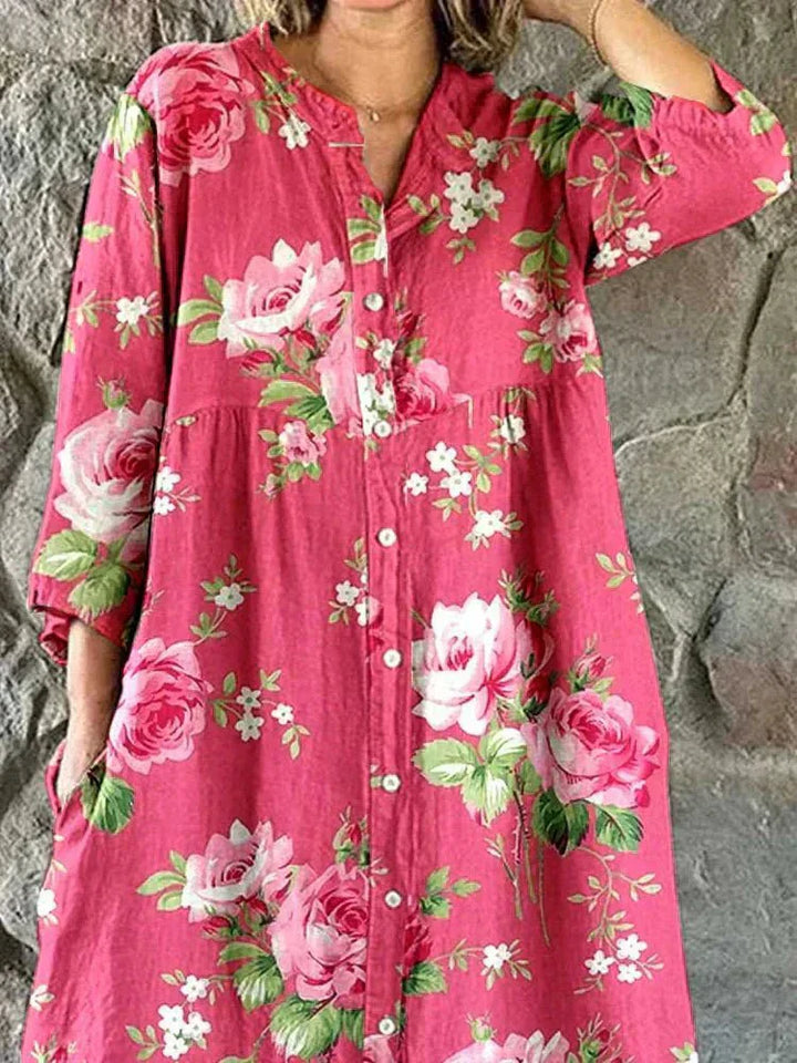 Nira | Art Floral Dress