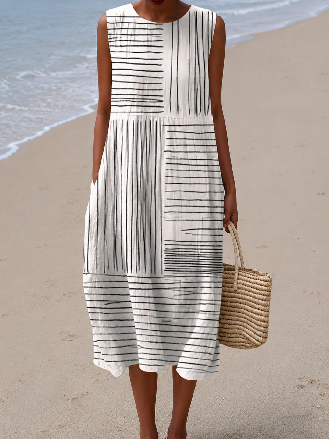 Robe d'Été Sans Manches