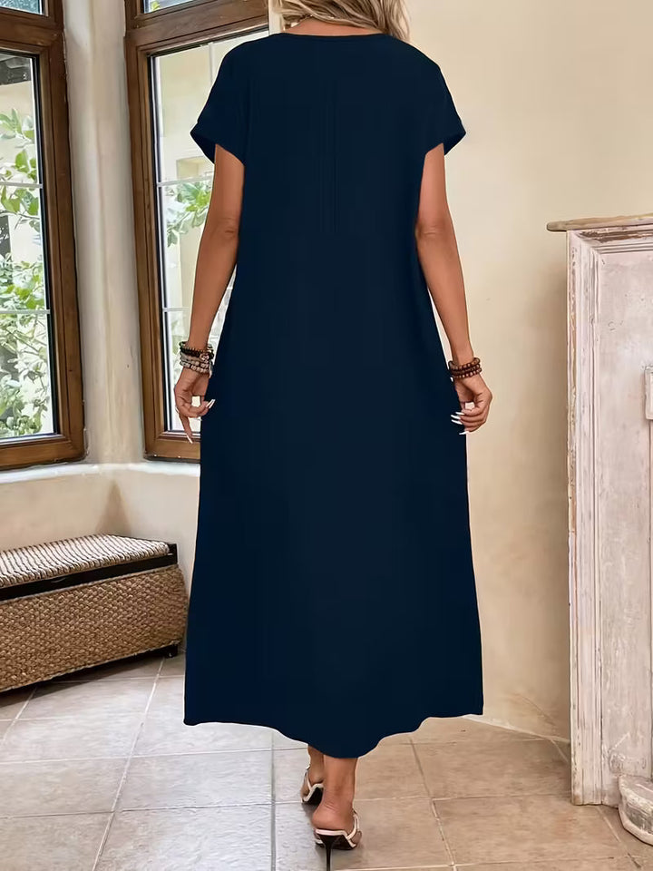 Margaux™ — Elegant Minimalist Maxi Dress