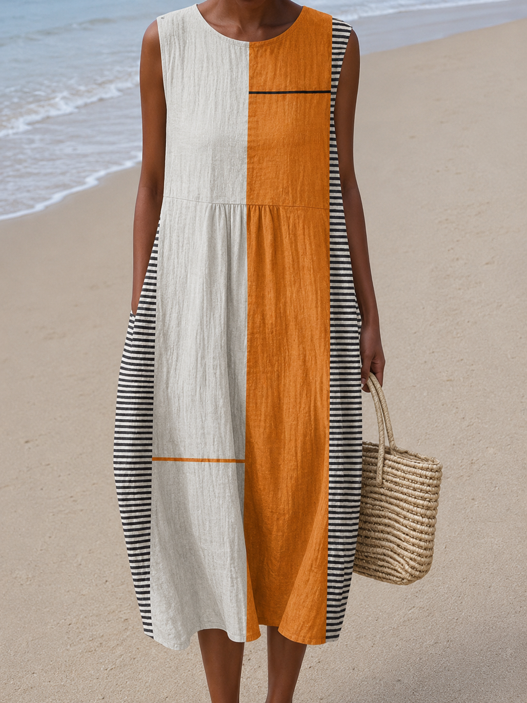 Robe d'Été Sans Manches