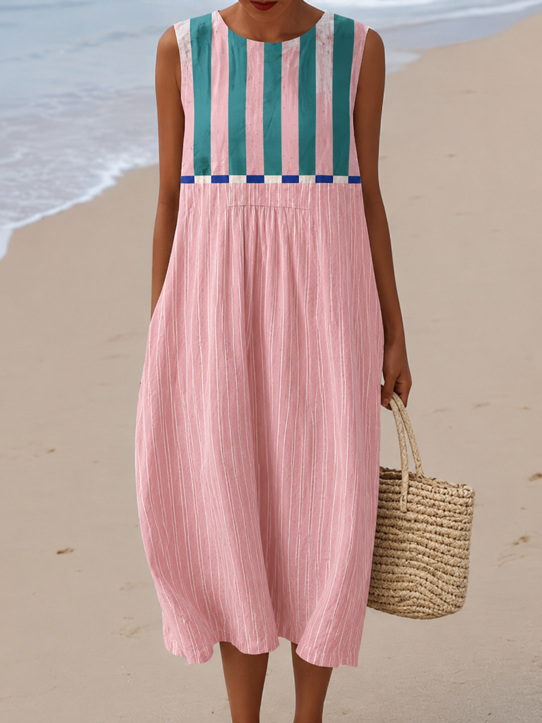 Robe d'Été Sans Manches