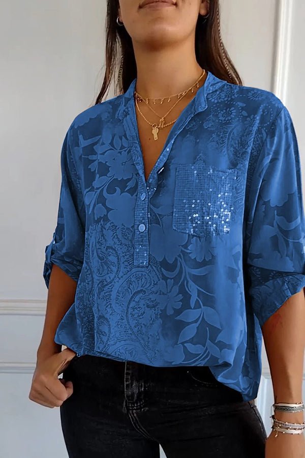 Pauline | Top élégant à sequins