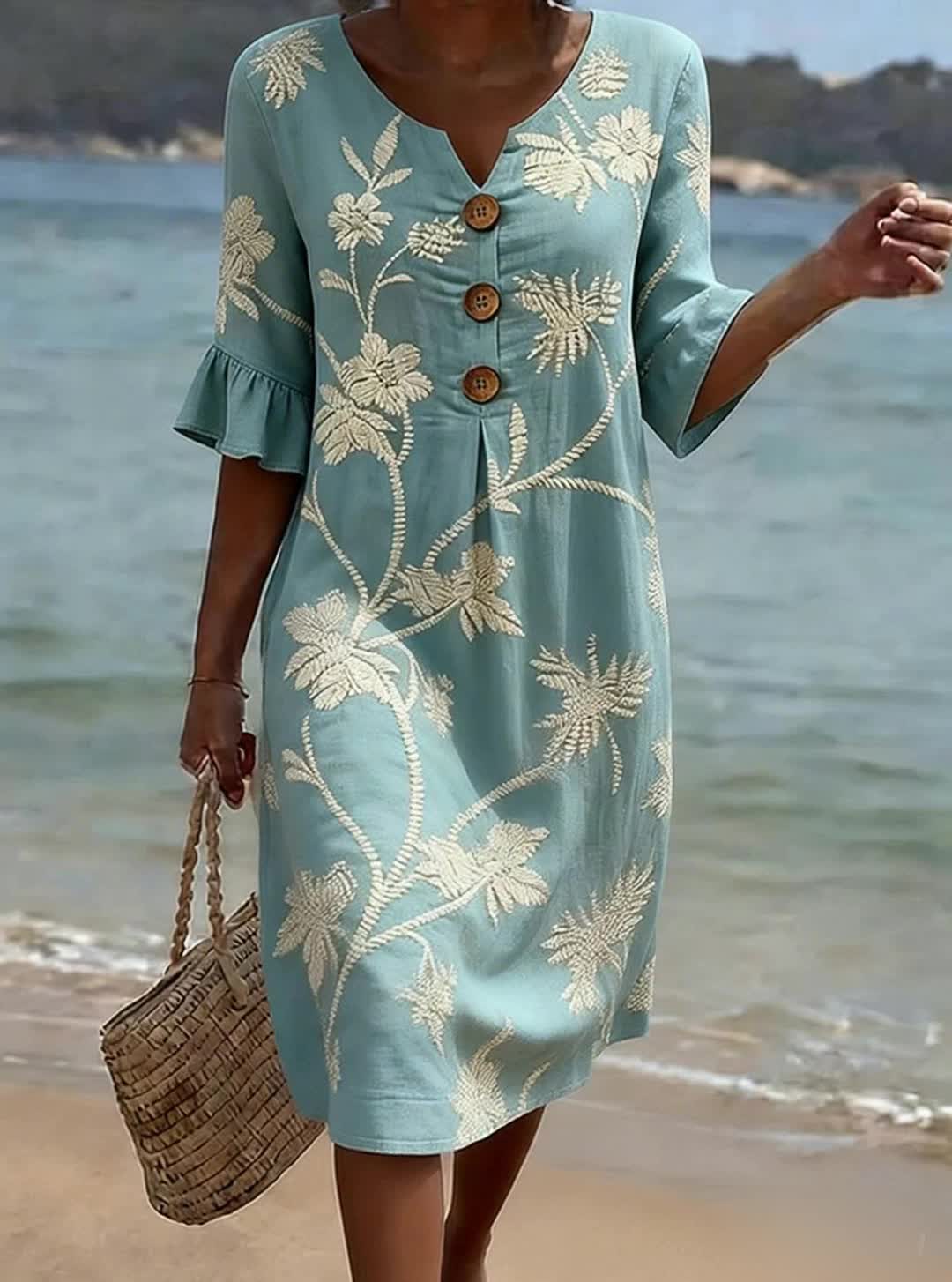 Robe à imprimé floral