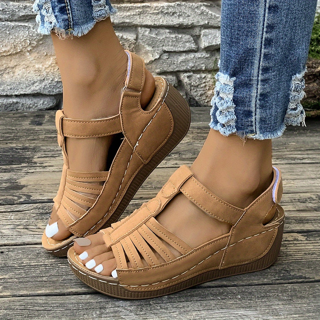 Amelia™ - Comfy Wedge Sandals