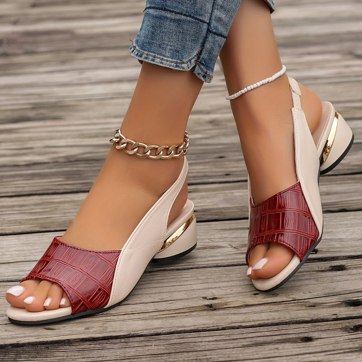 Sandales élégantes et confortables