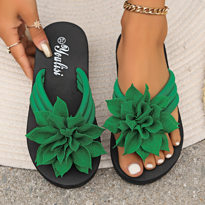Sandales Fleur Élégante
