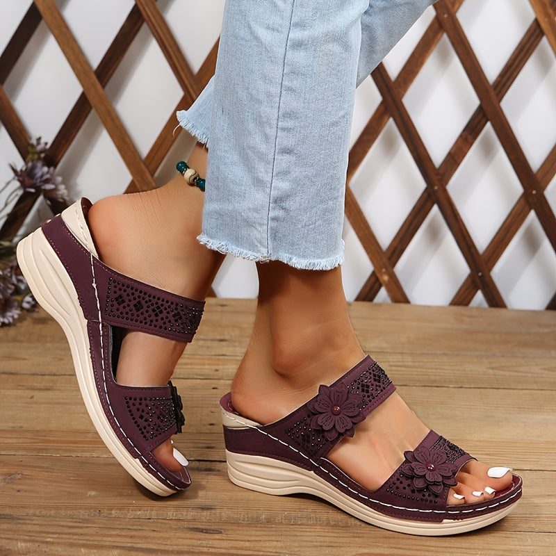 Sandales Confort Compensées Rosalie