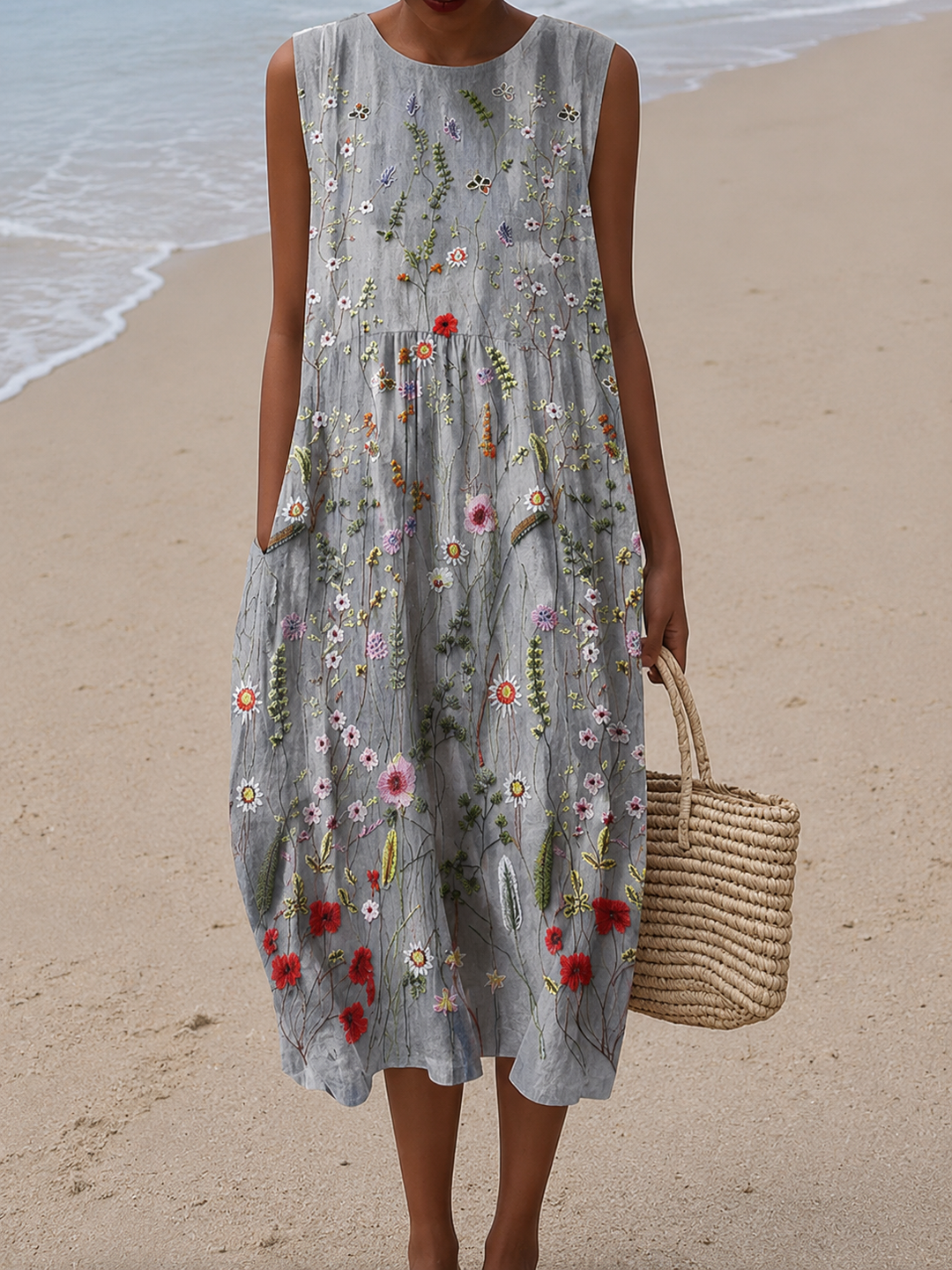 Robe d'Été Sans Manches