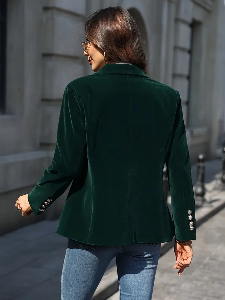 Savannah™ - Elegant Velvet Blazer