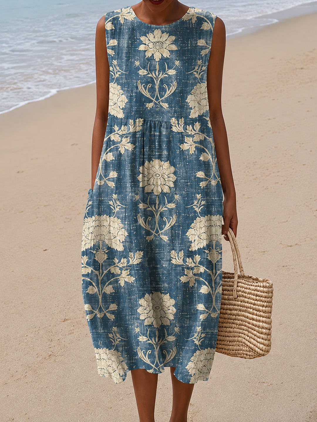 Robe d'Été Sans Manches