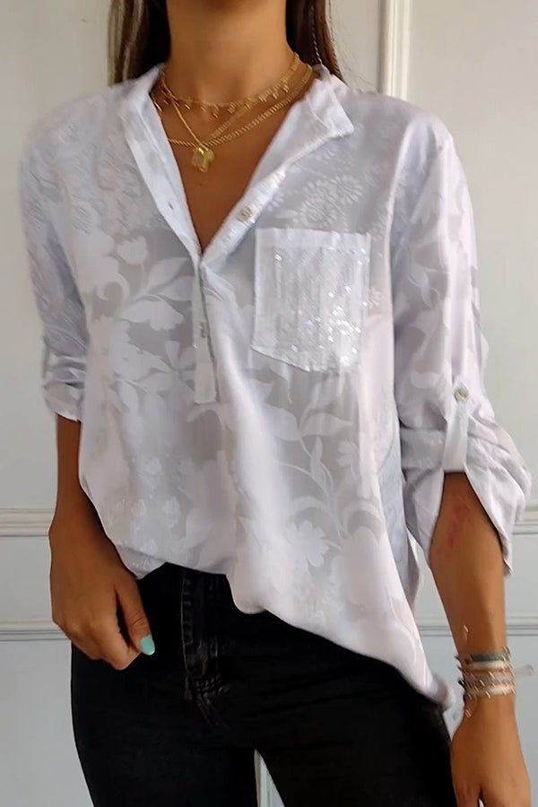 Pauline | Top élégant à sequins